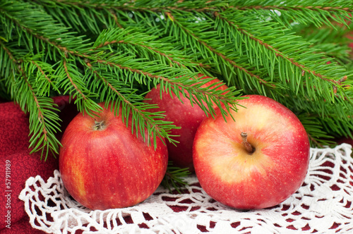 Christmas apples