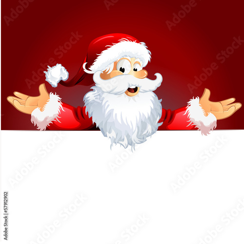 Santa Gruß präsentiert Weihnachten Hintergrund