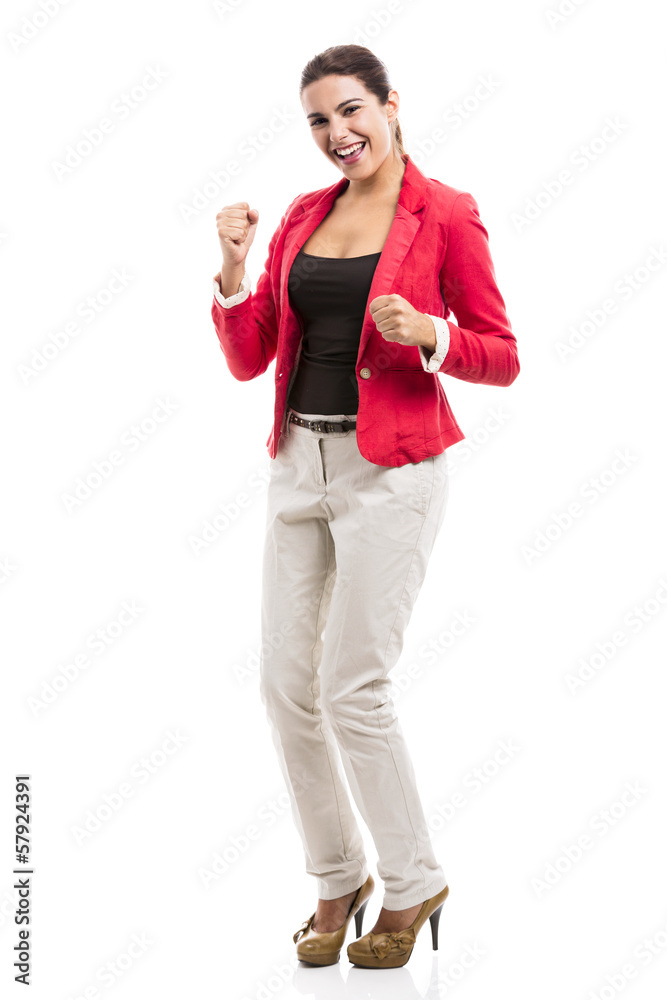 Happy businesswoman Happy businesswoman