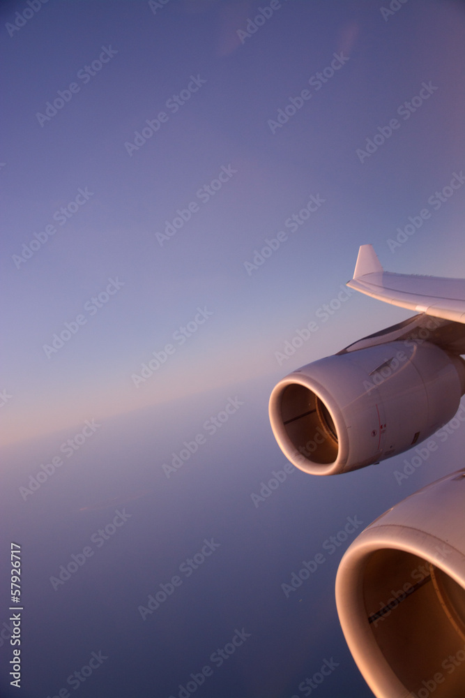 Obraz premium Landeanflug