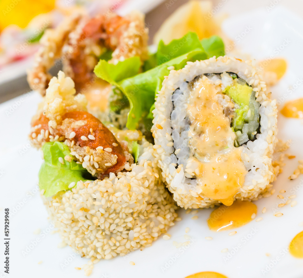 Crab roll Crab roll