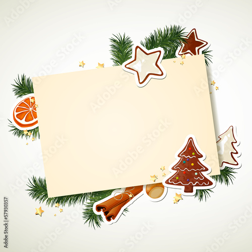 Vector Illustration of a Christmas Background