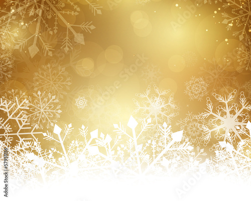 Vector  Christmas Background with Snowflakes