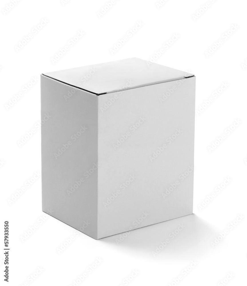 white box container template blank package white box container template blank package