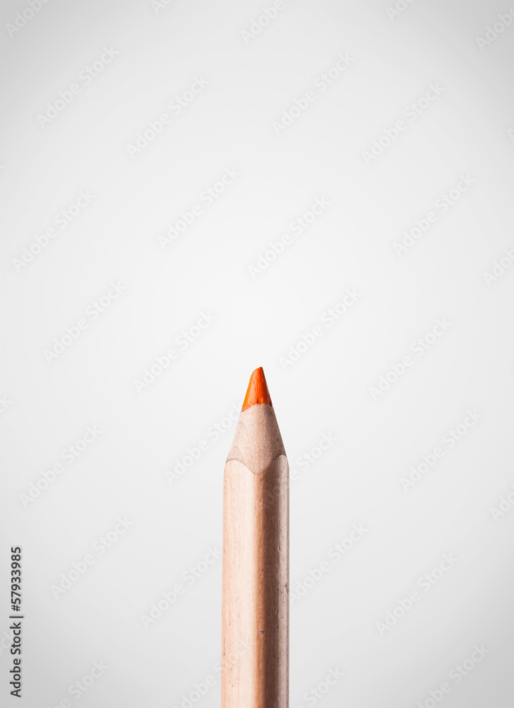 Pencil with copy space
