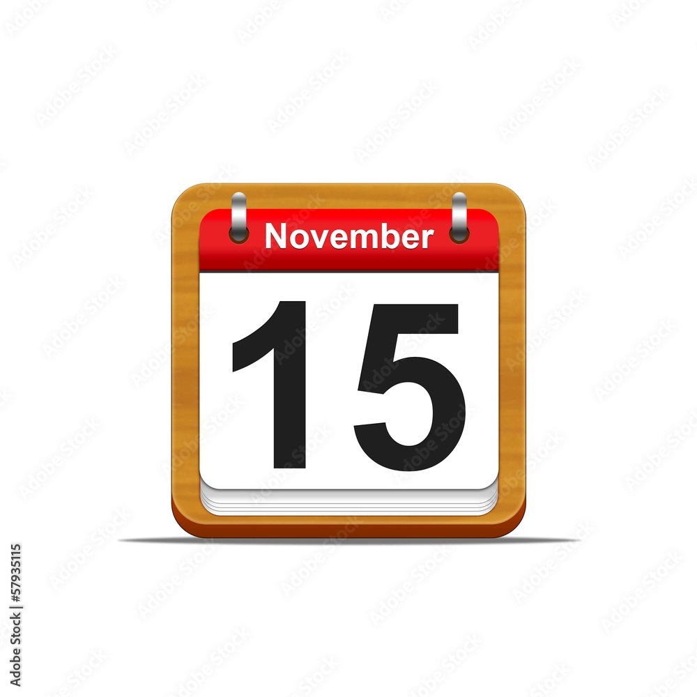 November 15. November 15.