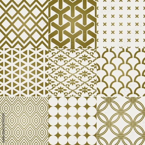 seamless gold pattern