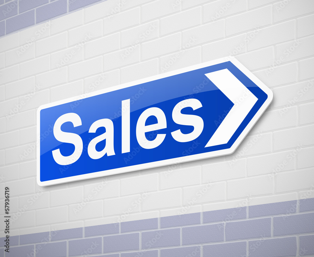 Sales concept. Sales concept.