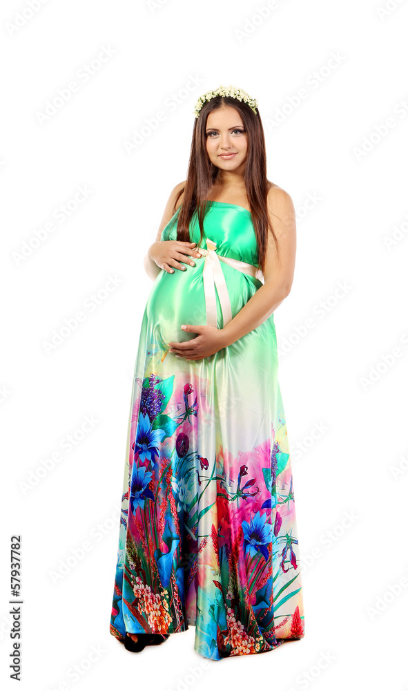 Beautiful pregnant girl