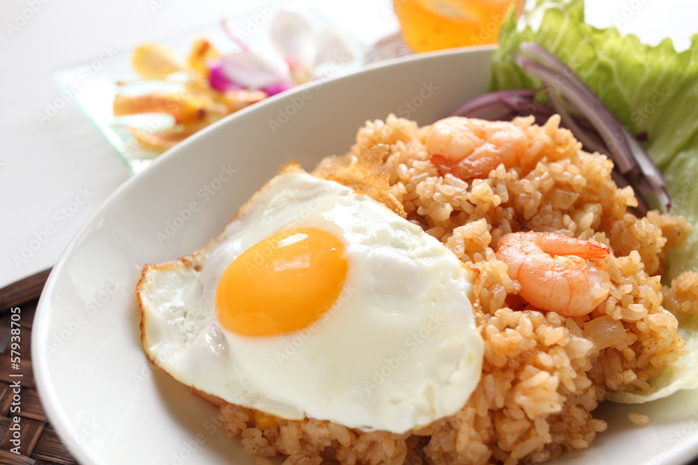Indonesian food, Nasi Goreng with sunny side up Indonesian food, Nasi Goreng with sunny side up