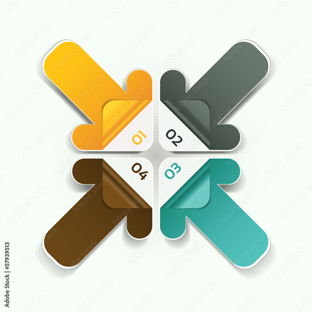 Vector Progress Background / Product Choice or Version