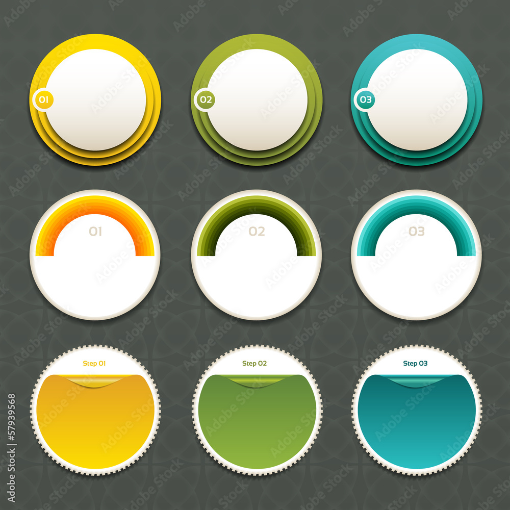 Vector Progress Background / Product Choice or Version Vector Progress Background / Product Choice or Version