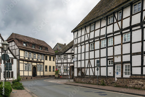 Street in Hoxter, Germany