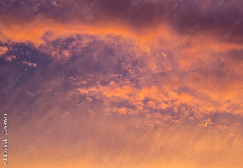Beautiful colourful sky view