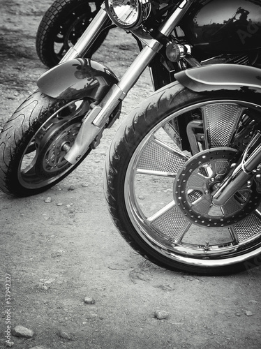 Wheels of motorcycles