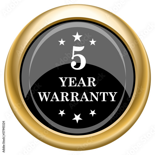 5 year warranty icon