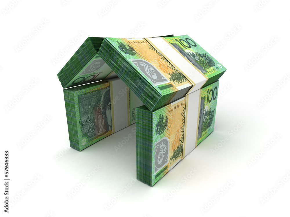 Real Estate Concept Australian Dollar Real Estate Concept Australian Dollar