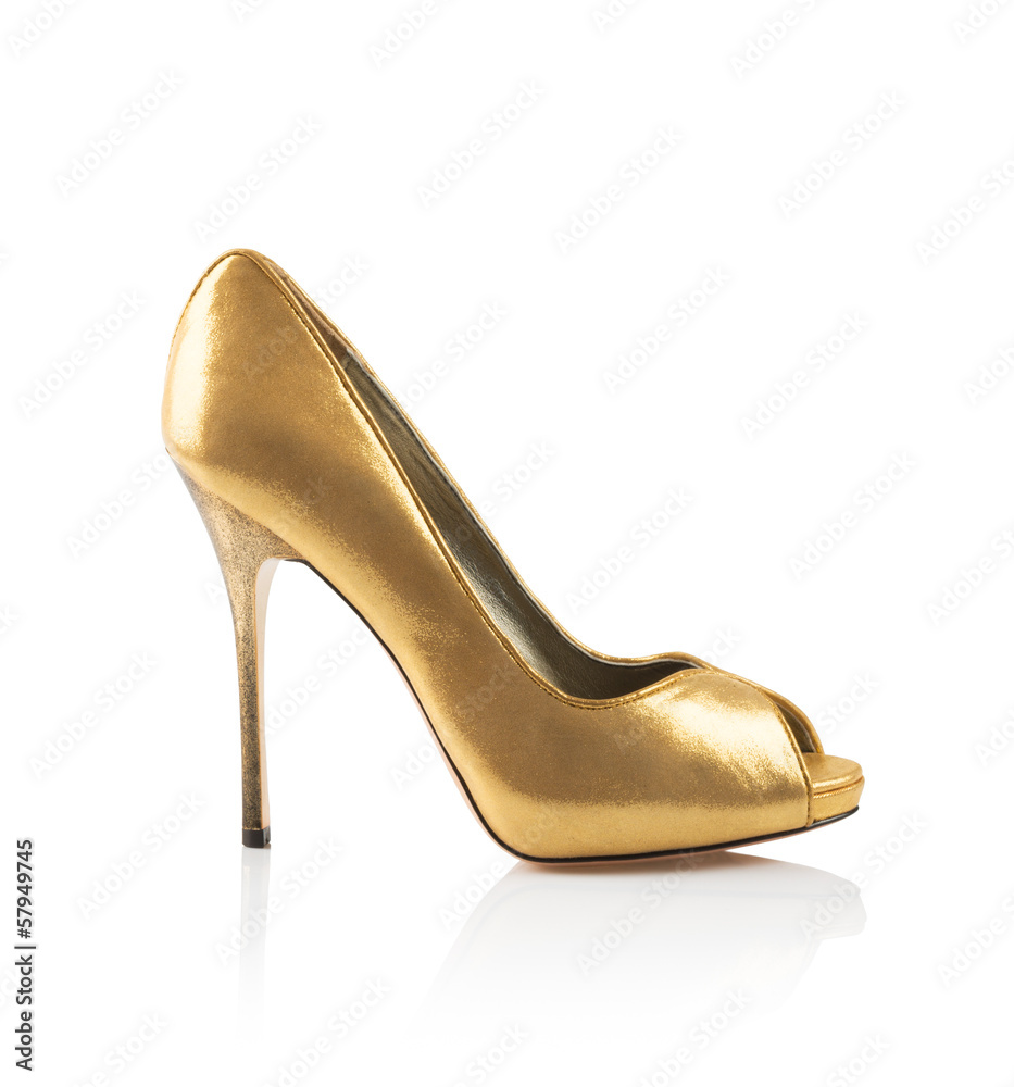 Golden Fashionable women shoe Golden Fashionable women shoe