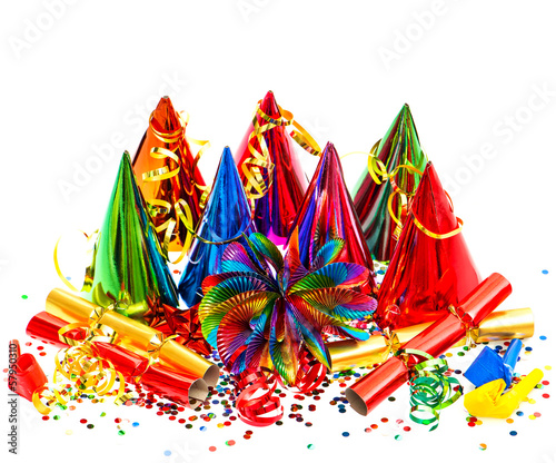 colorful party, carnival, birthday, new years decoration
