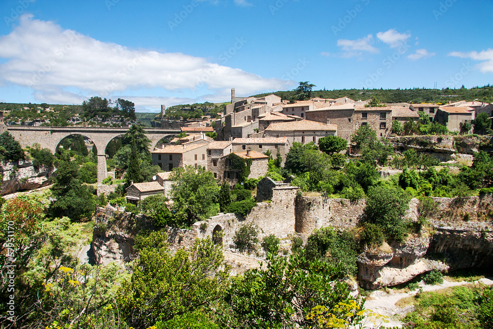 Minerve ancient wine and tourist village in southern France
