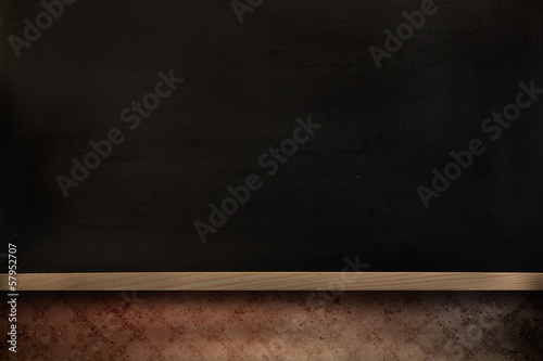 Blackboard on wall