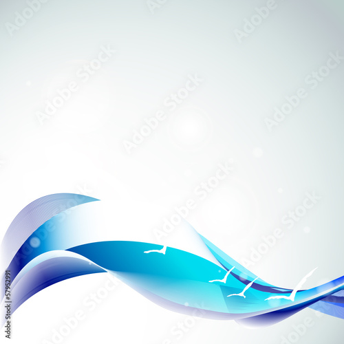 abstract waves design