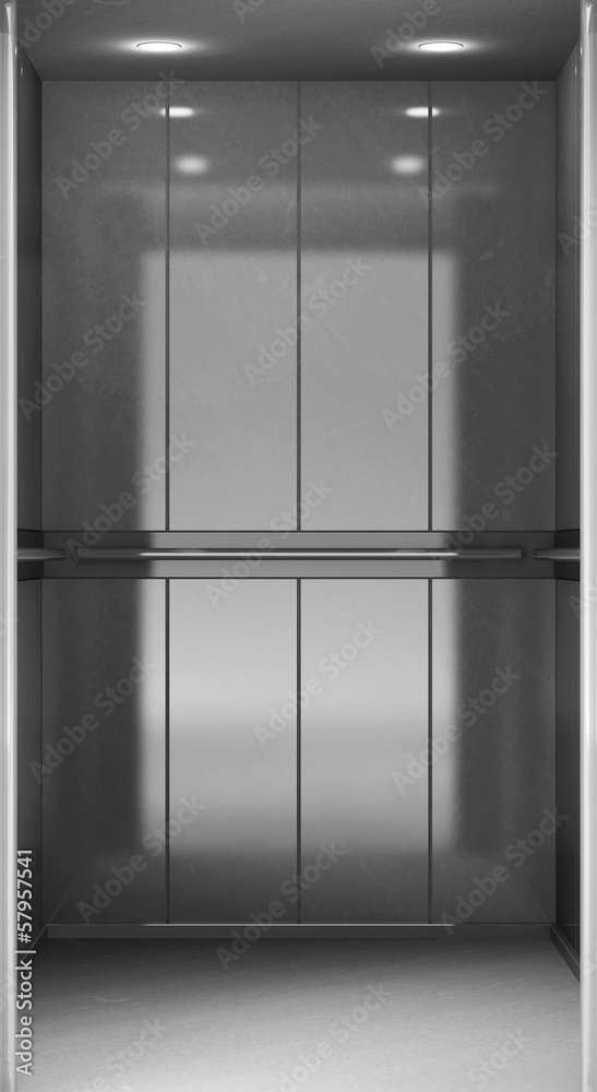 Modern Elevator close up