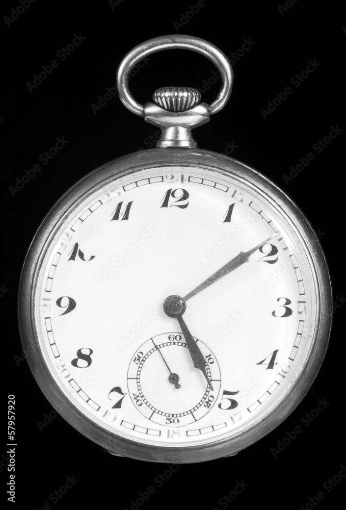 old fob watch . old fob watch .