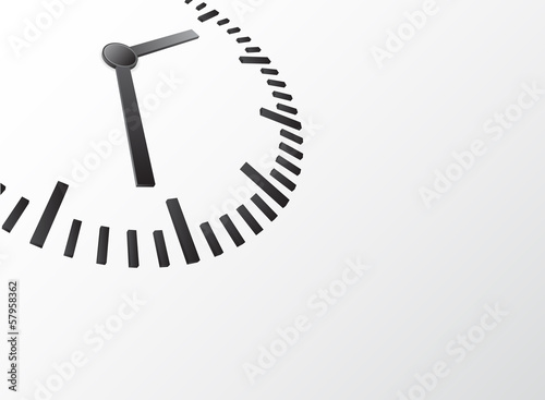 abstract background with clock