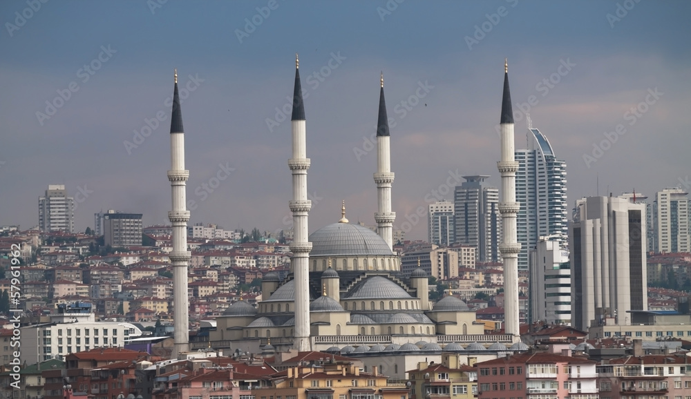 Kocatepe Mosque in Ankara - Turkey