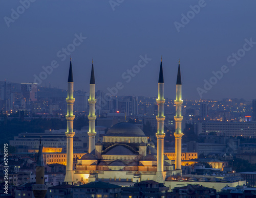 Kocatepe Mosque in Ankara - Turkey