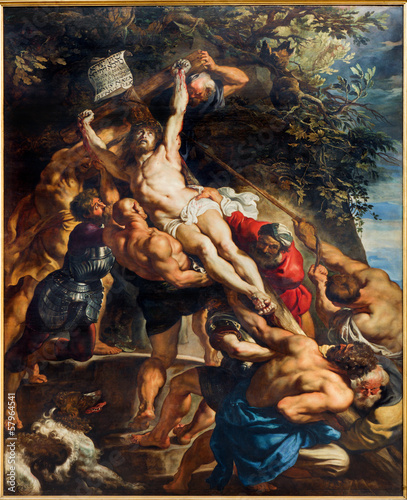Antwerp - Deposition of the cross  by Peter Paul Rubens
