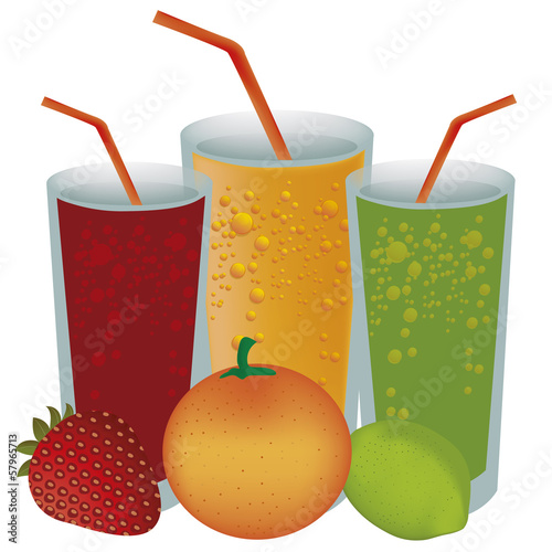 juices and fruits
