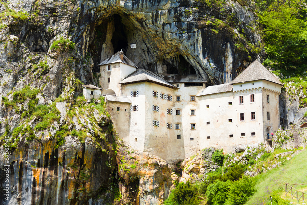 Predjama castle inside the mountain