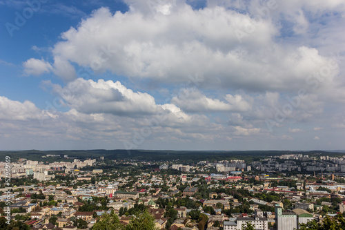 View from castle hill over Lviv
