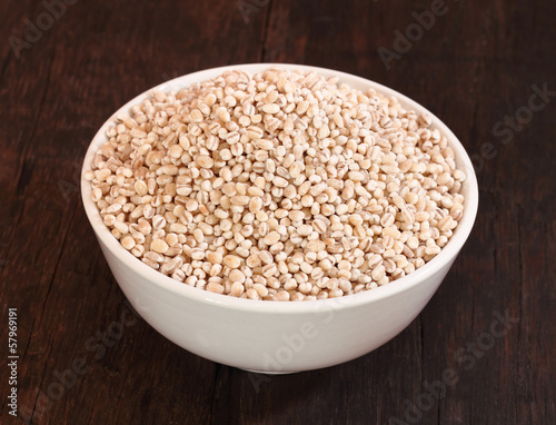 Barley grains