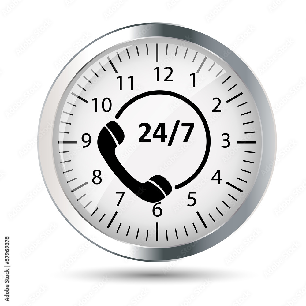 Customer service 24/7 application icon Customer service 24/7 application icon