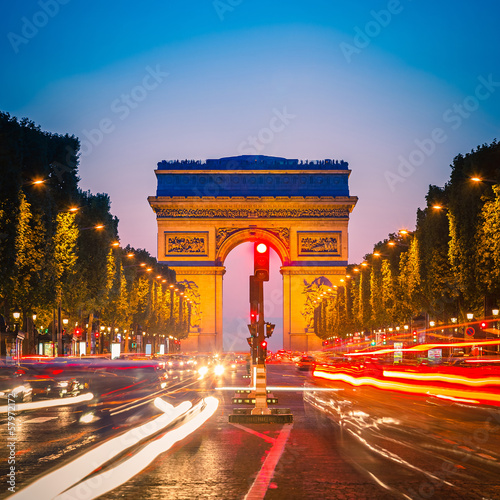 Papier peint Arc de Triomphe, Paris