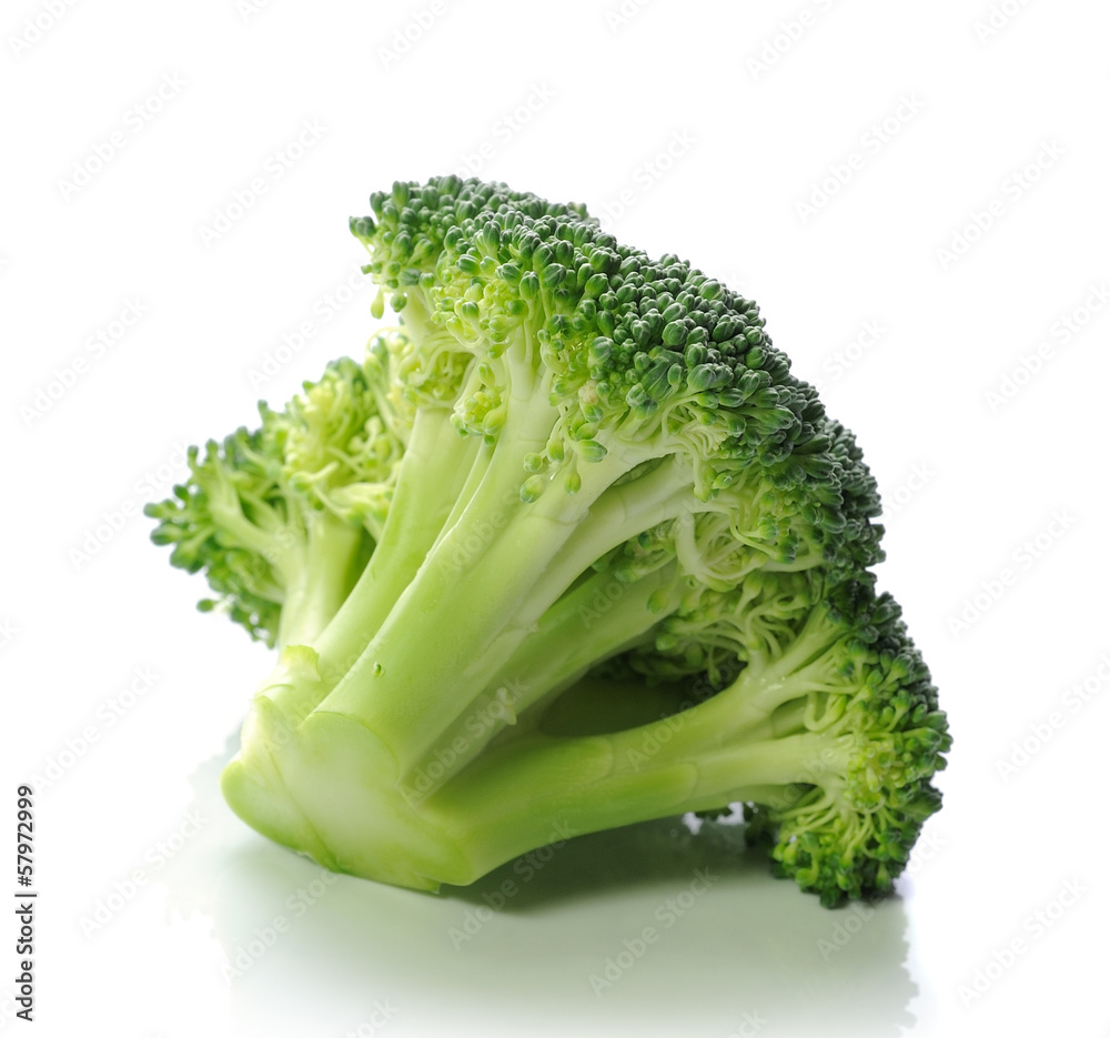 Fresh broccoli in closeup Fresh broccoli in closeup