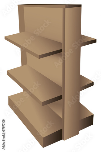 Two way shelving