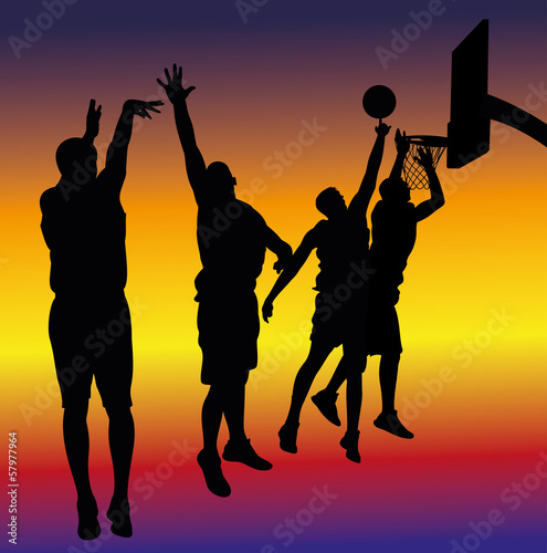 basketball in the street