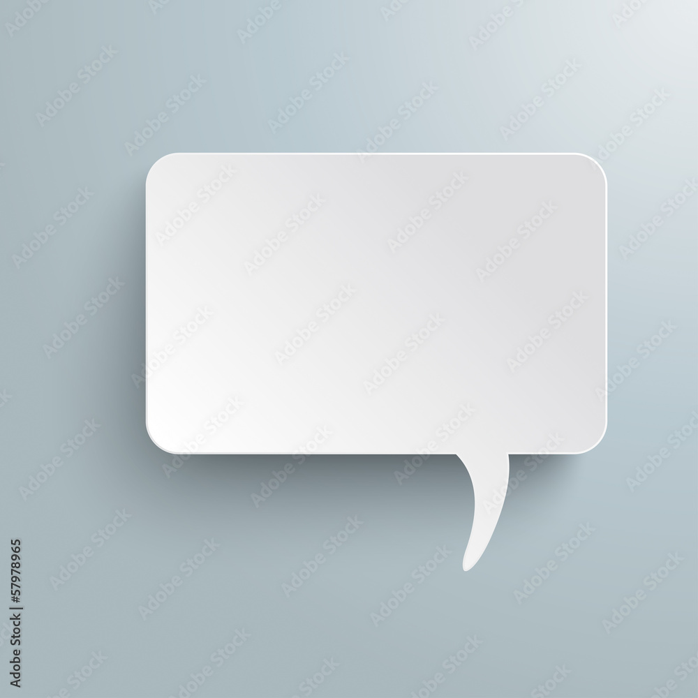 Rectangle Speech Bubble PiAd Rectangle Speech Bubble PiAd