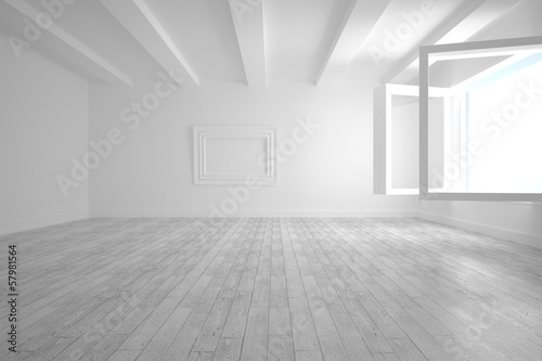 White big room with opened windows © WavebreakmediaMicro