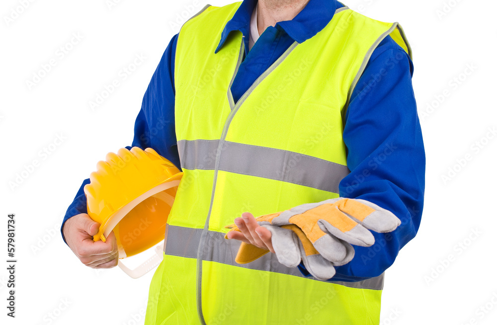 Blue collar worker. Blue collar worker.