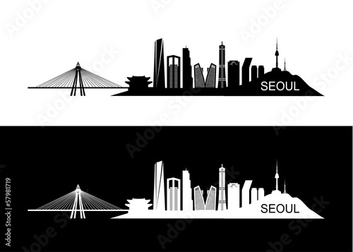 Seoul skyline