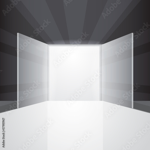 open door background