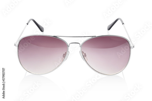 Sunglasses isolated on white, clipping path