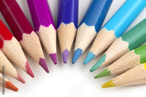 palette of pencils