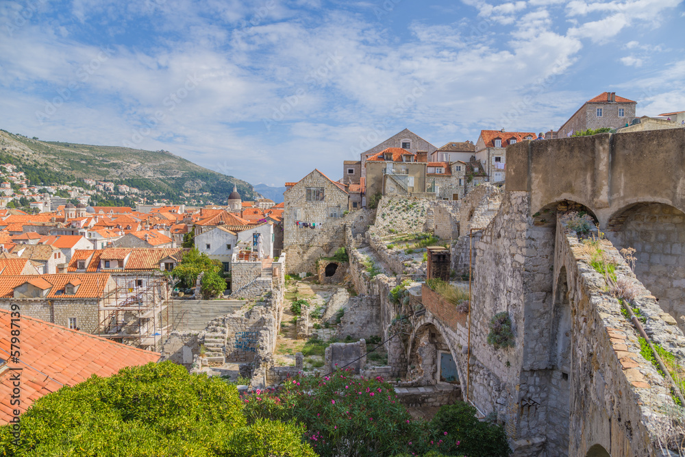 Old Dubrovnik and fortress