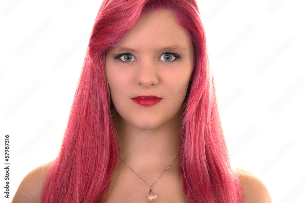 Fototapeta premium Frau mitl angen roten Haaren